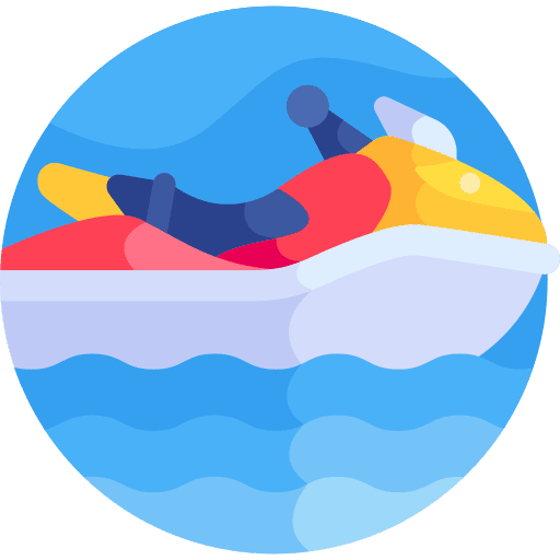 Jet ski water scooter vehicle transportation icon Jet ski water scooter vehicle transportation icon