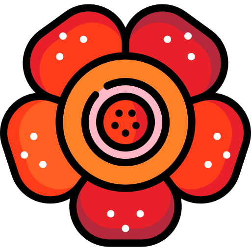 Rafflesia farming and gardening rafflesia flower icon