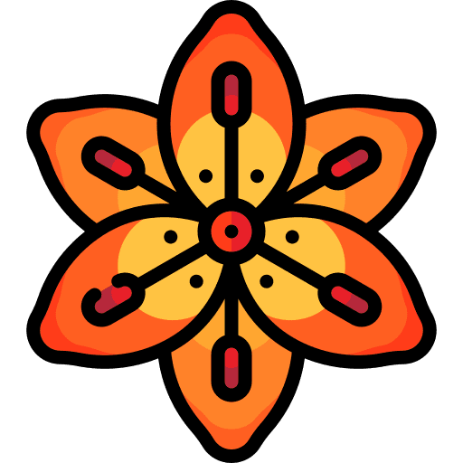 Tiger lily farming and gardening flower tiger lily icon