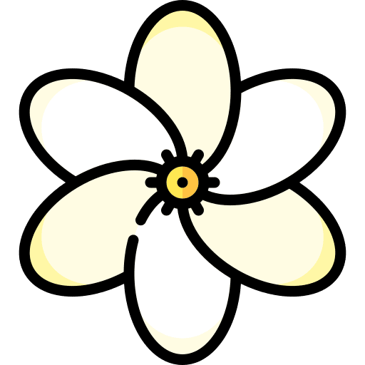 Gardenia botanical blossom farming and gardening icon