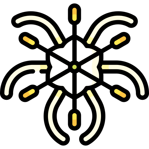 Lily blossom farming and gardening flower icon Lily blossom farming and gardening flower icon