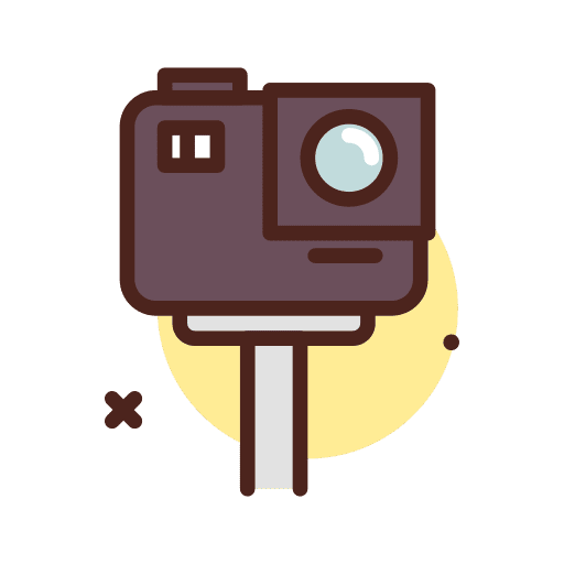 Action camera photography record technology icon Action camera photography record technology icon