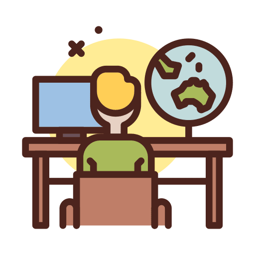 Booking user computer monitor education icon Booking user computer monitor education icon