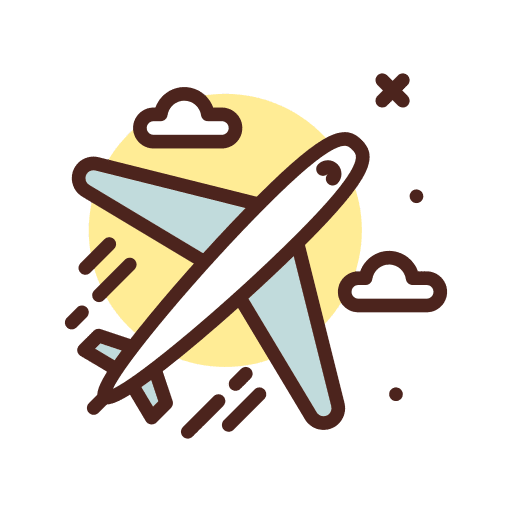 Flight transportation aeroplane airport icon Flight transportation aeroplane airport icon