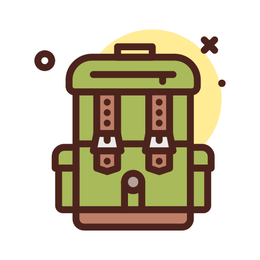 Backpack luggage baggage travel icon Backpack luggage baggage travel icon