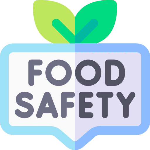 Food safety food safety healthy food guarantee icon
