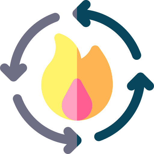 Metabolism healthcare and medical fat calories icon