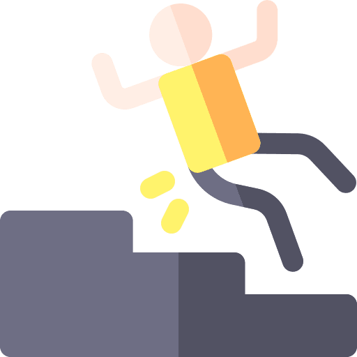Accident accident fall hurt icon Accident accident fall hurt icon