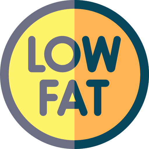 No fat low no fat healthcare icon No fat low no fat healthcare icon