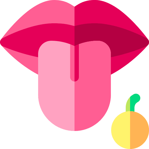 Taste healthcare and medical tongue anatomy icon Taste healthcare and medical tongue anatomy icon