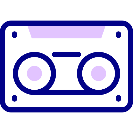 Casette radio cassette vintage casette icon