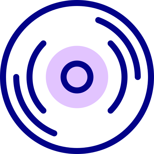 Music music and multimedia cd dvd icon
