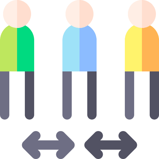 Queue person queue group icon Queue person queue group icon