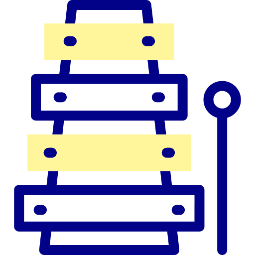 Xylophone percussion instrument musical instrument orchestra icon