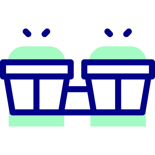 Bongos percussion instrument music and multimedia bongos icon Bongos percussion instrument music and multimedia bongos icon