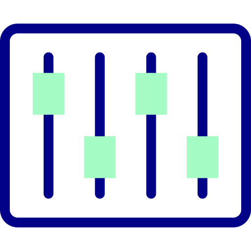 Equalizer record equalizer regulator icon Equalizer record equalizer regulator icon