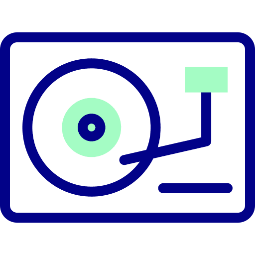 Lp player turntable music lp icon Lp player turntable music lp icon