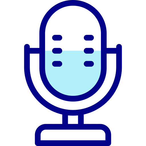 Microphone voice recording radio technology icon Microphone voice recording radio technology icon