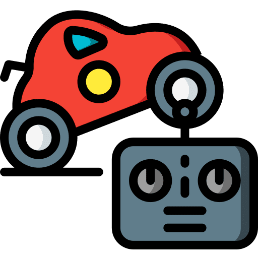 Car transport remote car icon