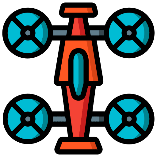 Drone engineering drone robot icon Drone engineering drone robot icon