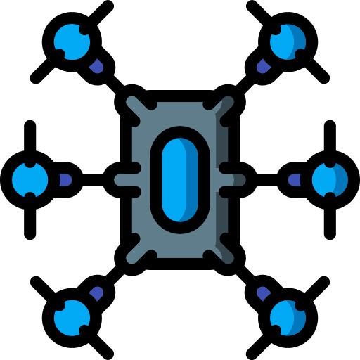 Drone remote technology drone icon Drone remote technology drone icon
