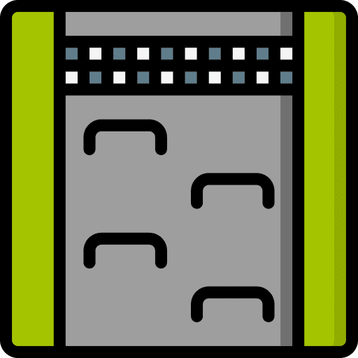 Grid line start race icon Grid line start race icon