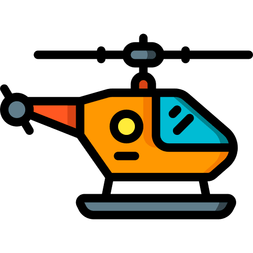 Helicopter chopper transportation remote icon Helicopter chopper transportation remote icon