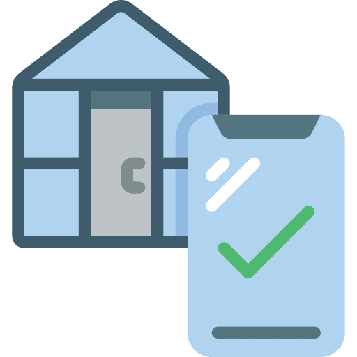 Greenhouse plants gardening temperature icon