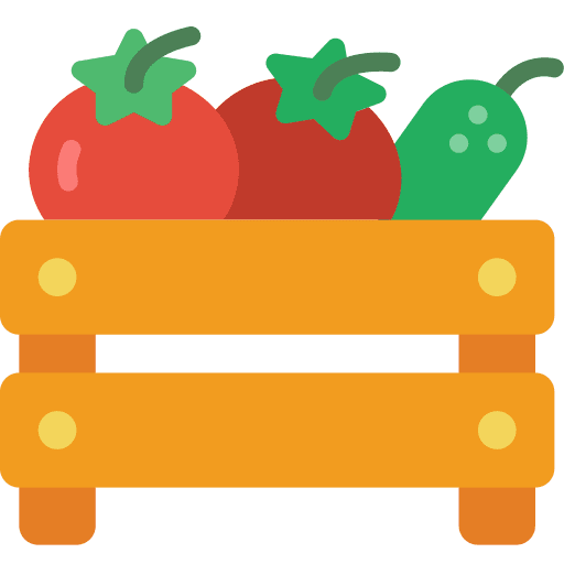 Fruit agriculture food and restaurant farm icon