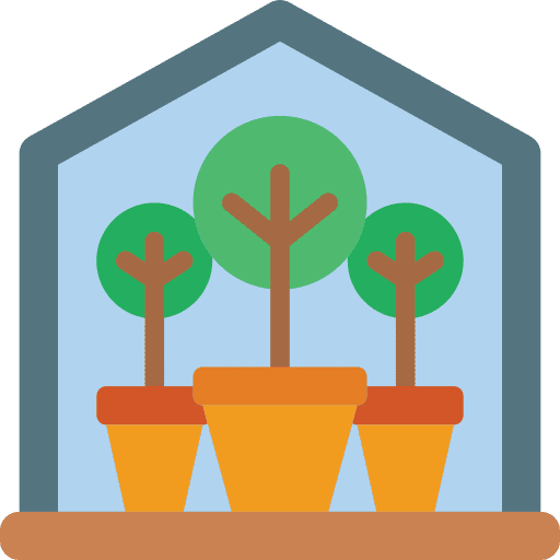 Greenhouse bush nature greenhouse icon
