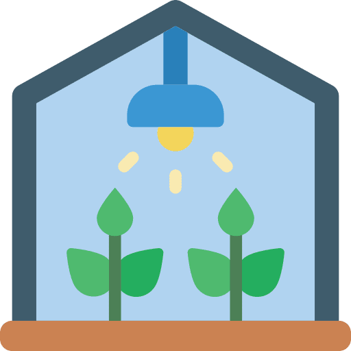 Greenhouse watering irrigate irrigation icon