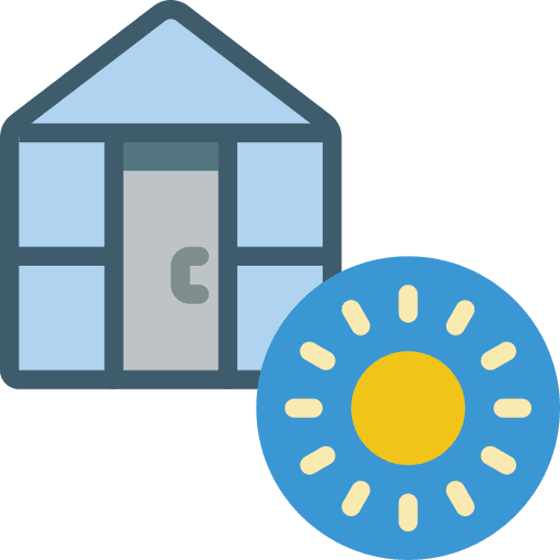 Greenhouse green home agriculture greenhouse icon