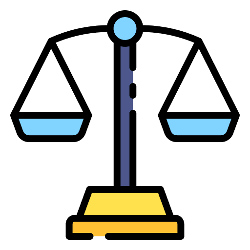 Justice scale judge miscellaneous justice scale icon