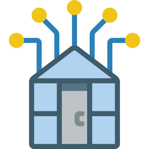 Smart greenhouse connections smart greenhouse agriculture icon