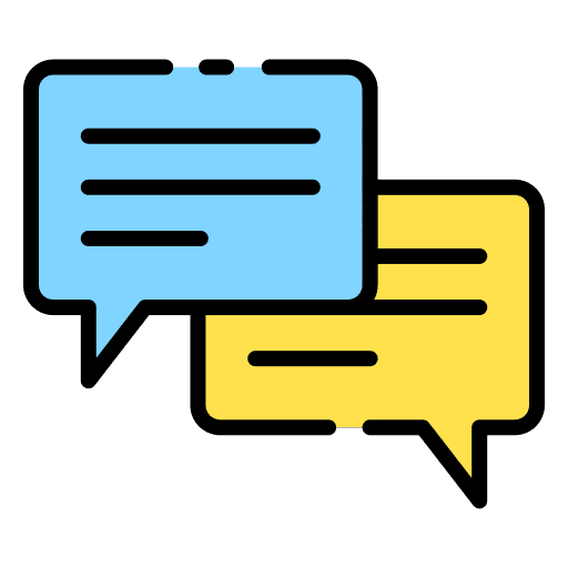 Conversation support chat user icon Conversation support chat user icon