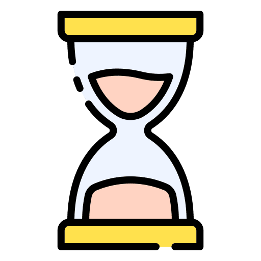Hourglass working sandclock hourglass icon