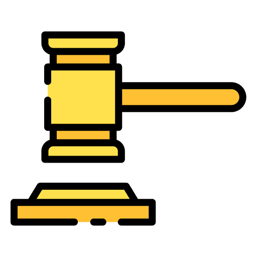 Gavel trial court mace icon Gavel trial court mace icon