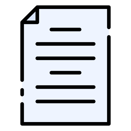 Paper paperwork file office material icon Paper paperwork file office material icon