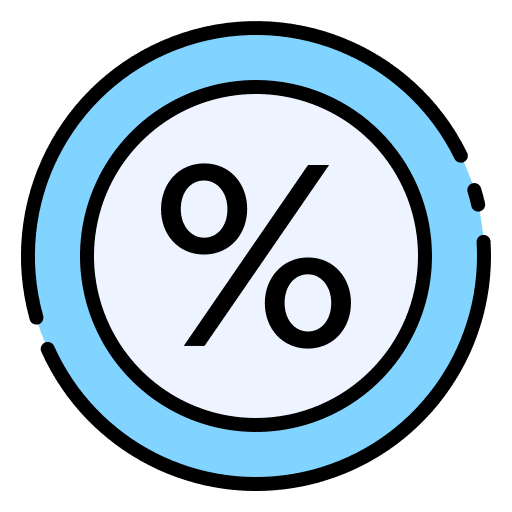 Percentage sale discount percentage icon Percentage sale discount percentage icon