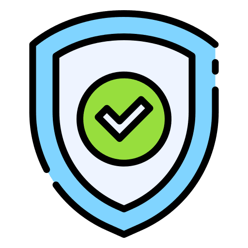 Protected quality insurance locker icon Protected quality insurance locker icon