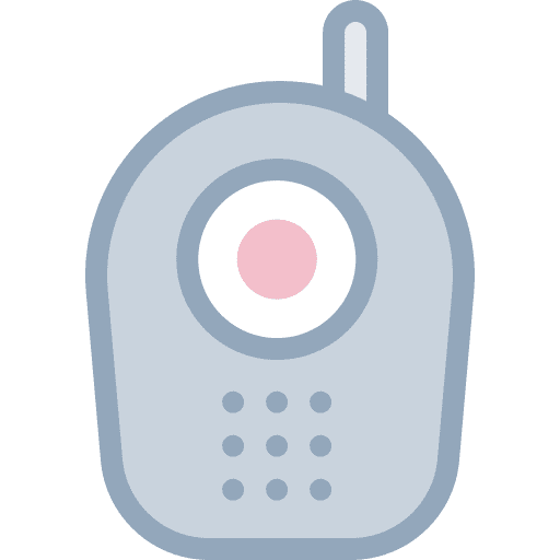 Baby monitor communications security electronics icon Baby monitor communications security electronics icon