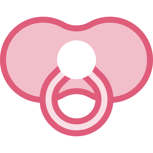 Pacifier comfort dummy comforter icon Pacifier comfort dummy comforter icon