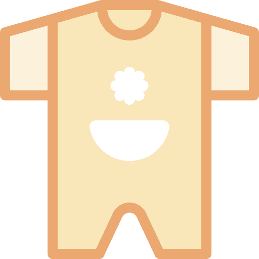 Baby clothes garment fashion outfit icon Baby clothes garment fashion outfit icon