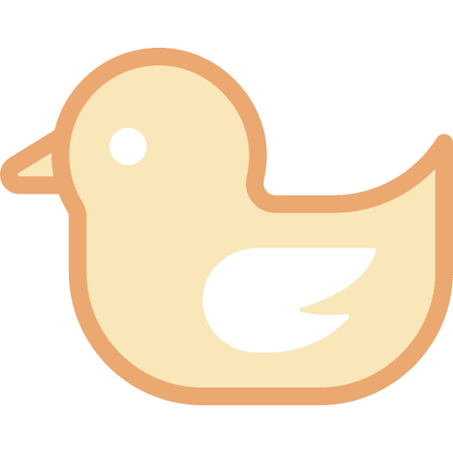 Rubber duck bathing childhood toy icon Rubber duck bathing childhood toy icon