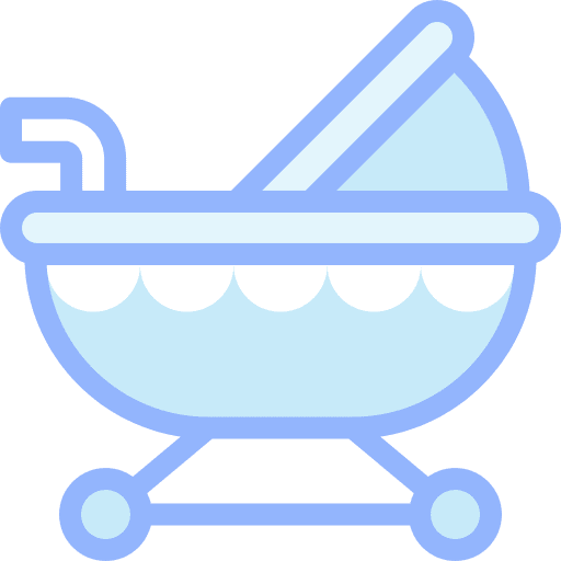Stroller baby buggy baby carriage kid and baby icon Stroller baby buggy baby carriage kid and baby icon