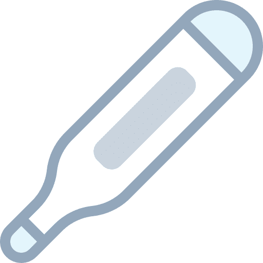 Thermometer healthcare and medical sick digital icon Thermometer healthcare and medical sick digital icon