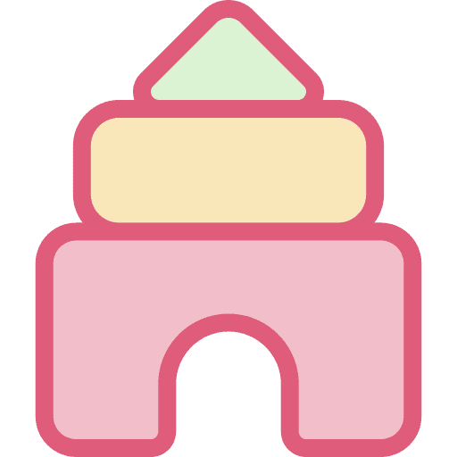 Toy fun piece construction icon Toy fun piece construction icon