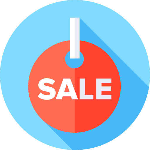 Sale ticket label commerce and shopping icon Sale ticket label commerce and shopping icon