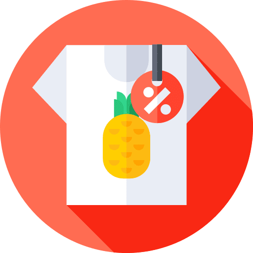 Tshirt percentage tshirt commerce and shopping icon Tshirt percentage tshirt commerce and shopping icon