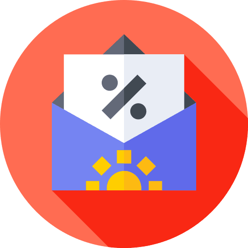 Mail marketing mail offer icon Mail marketing mail offer icon